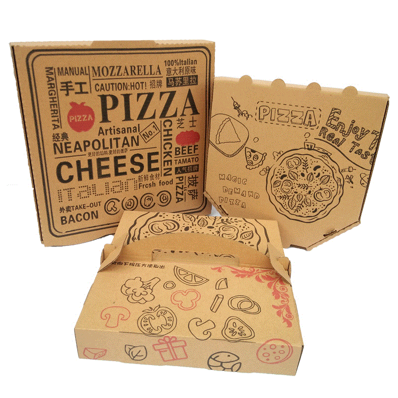 壹诺披萨盒厂家定制厂家介绍什么是牛皮纸盒包装？